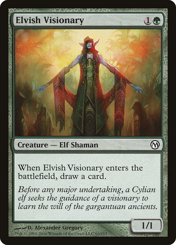 Visionnaire elfe — Duels of the Planeswalkers — Magic: The Gathering