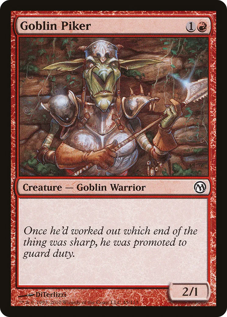 Goblin Piker — Duels of the Planeswalkers — Magic: The Gathering