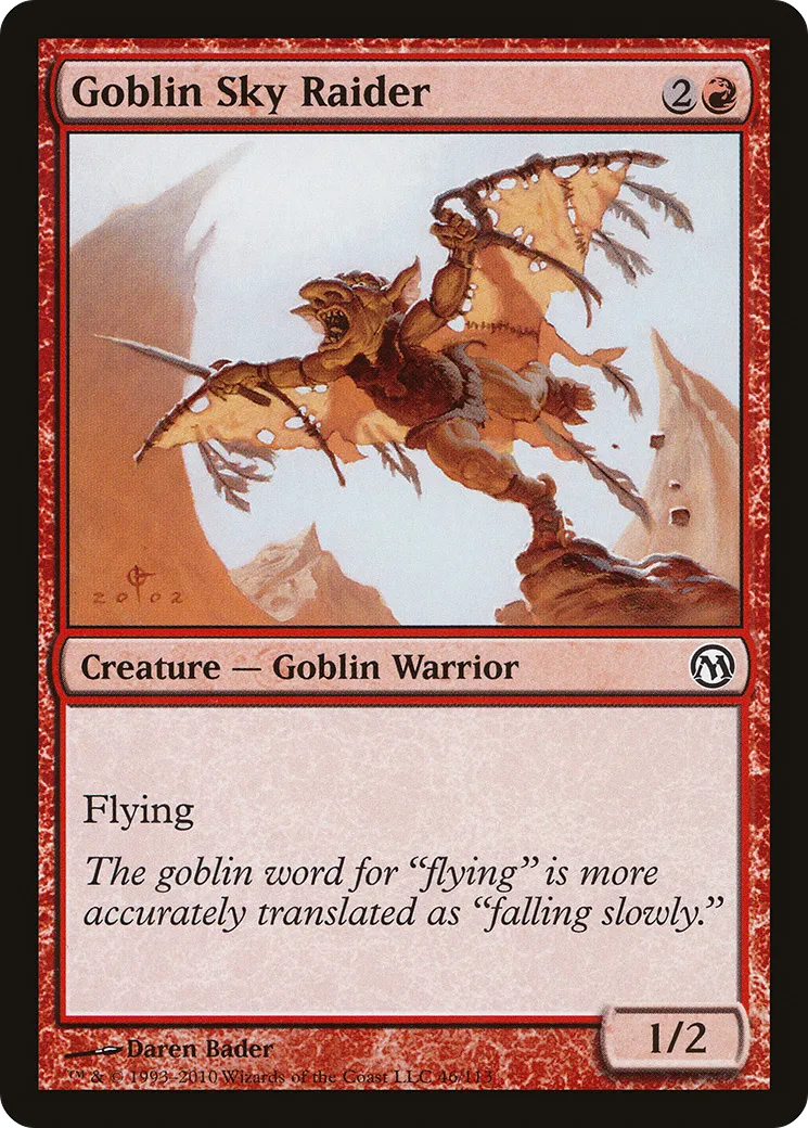 Goblin Sky Raider — Duels of the Planeswalkers — Magic: The Gathering