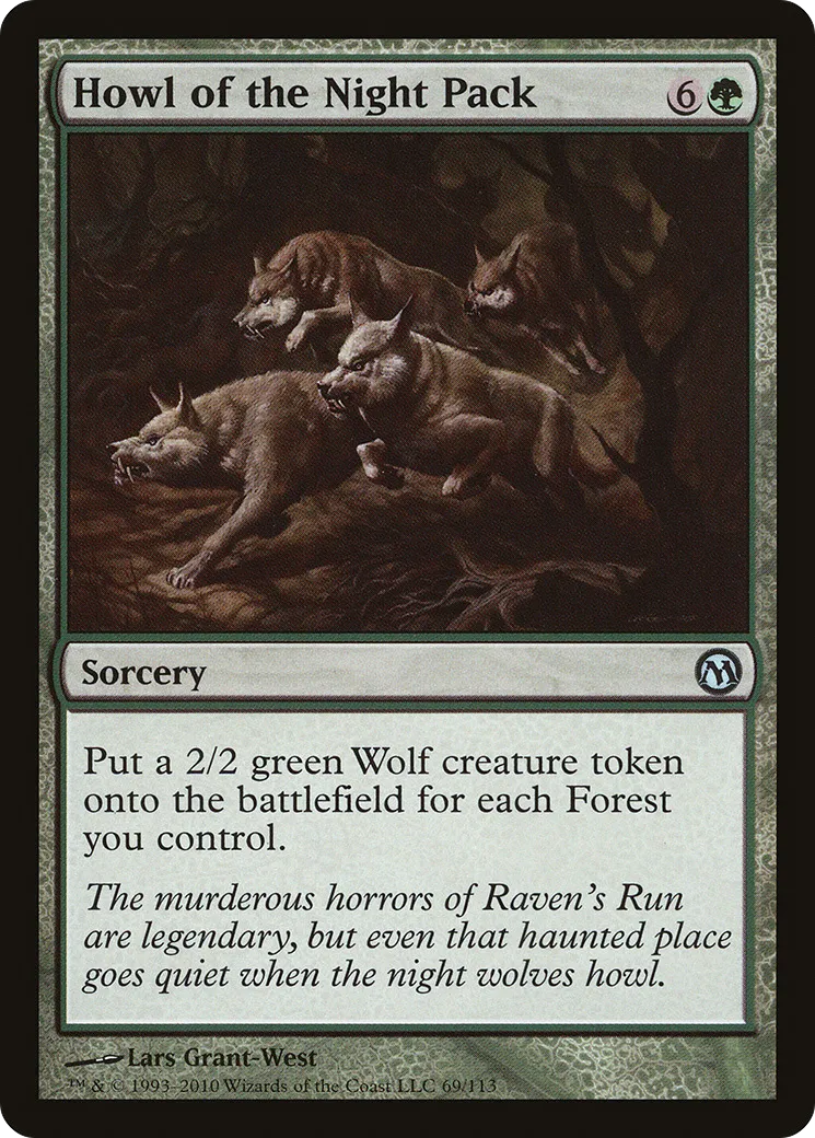 Hurlement de la meute nocturne — Duels of the Planeswalkers — Magic: The Gathering