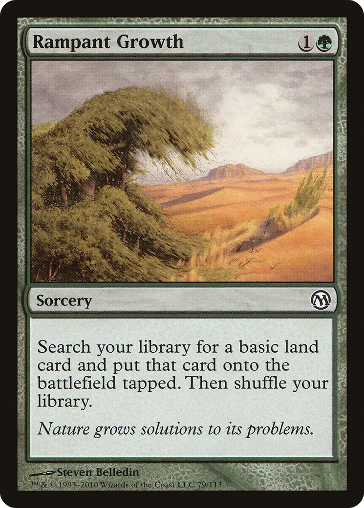 Croissance luxuriante — Duels of the Planeswalkers — Magic: The Gathering