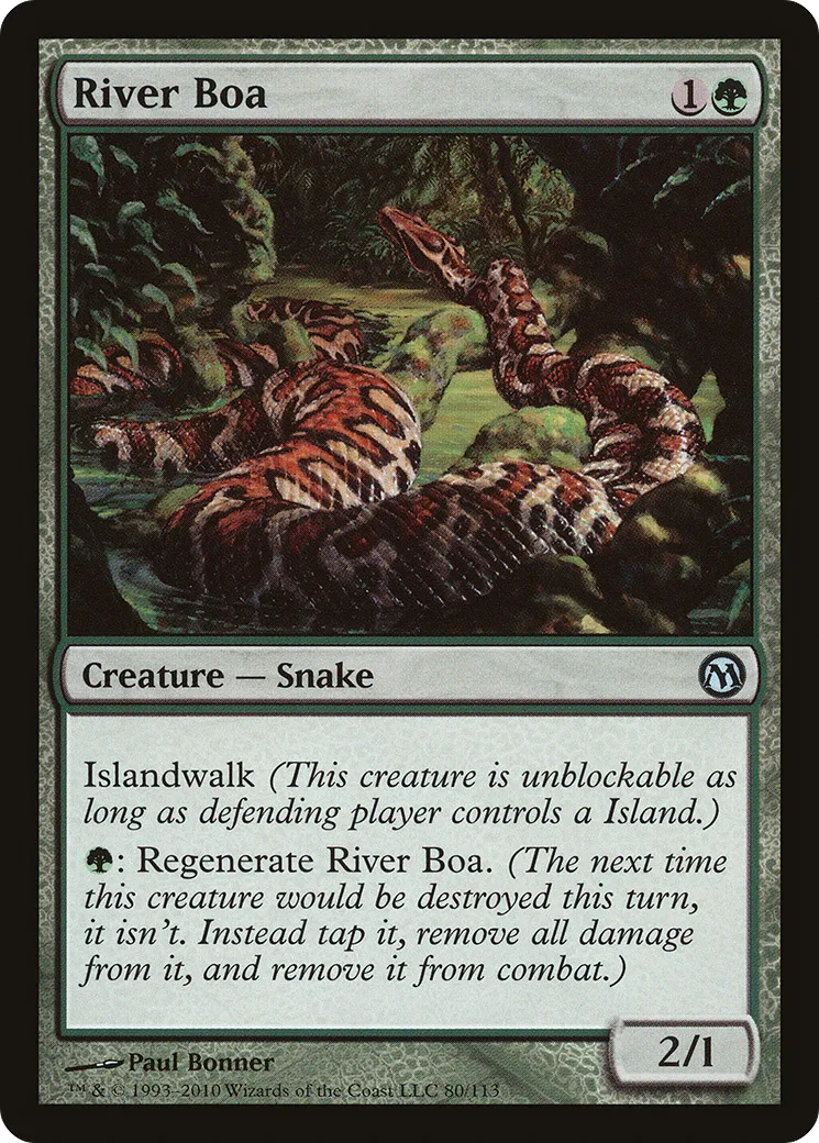 Boa des rivières — Duels of the Planeswalkers — Magic: The Gathering