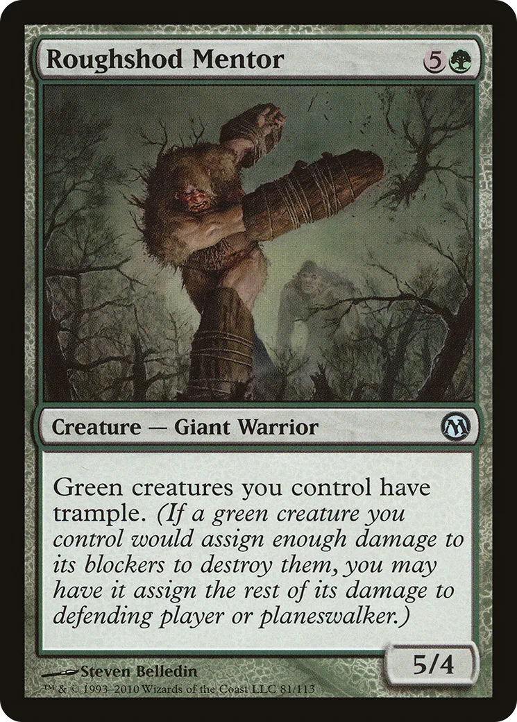 Roughshod Mentor — Duels of the Planeswalkers — Magic: The Gathering