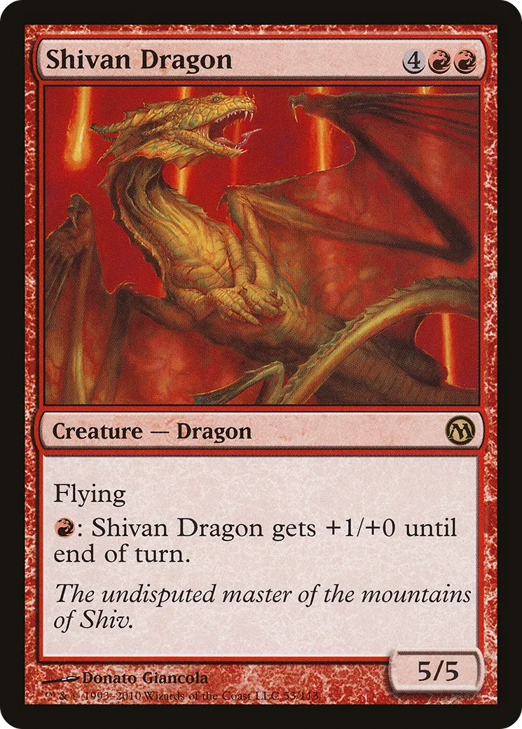 Dragon shivân — Duels of the Planeswalkers — Magic: The Gathering