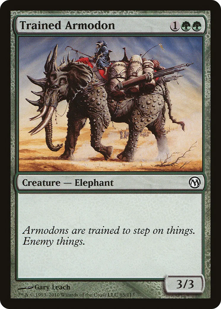 Armodon dressé — Duels of the Planeswalkers — Magic: The Gathering