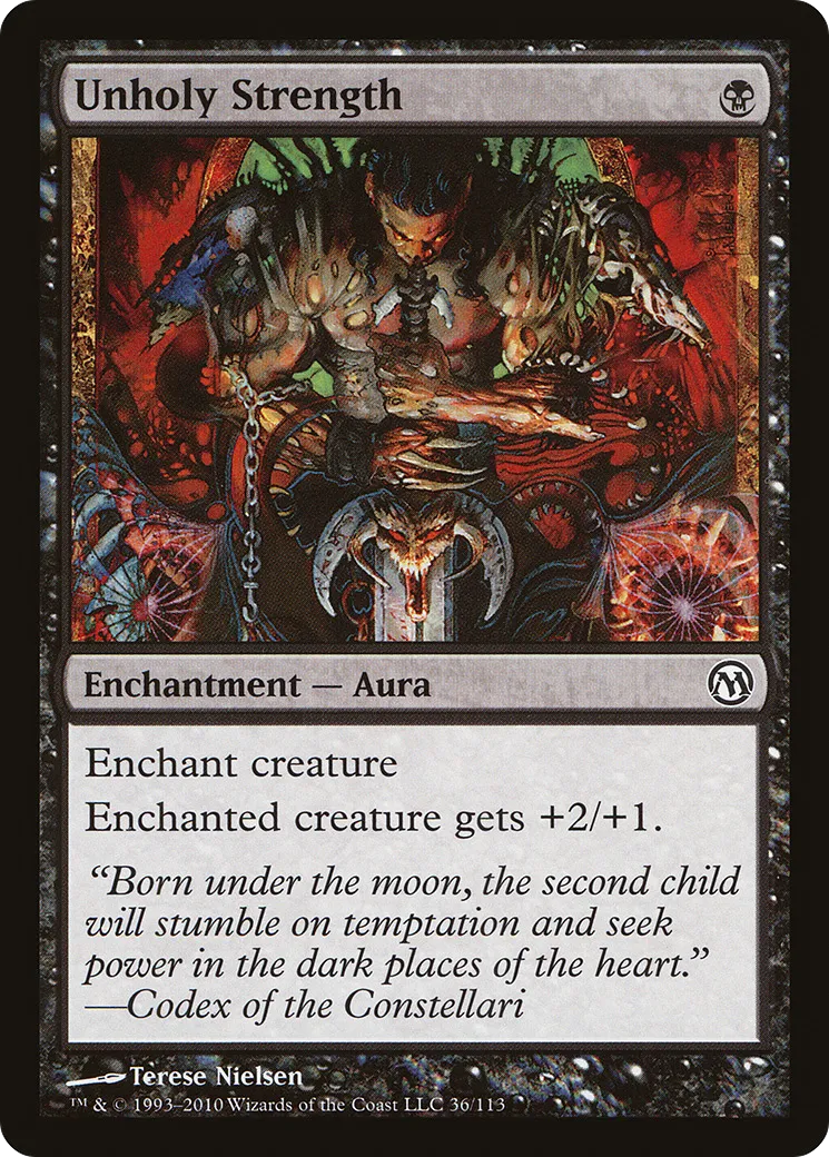 Unholy Strength — Duels of the Planeswalkers — Magic: The Gathering