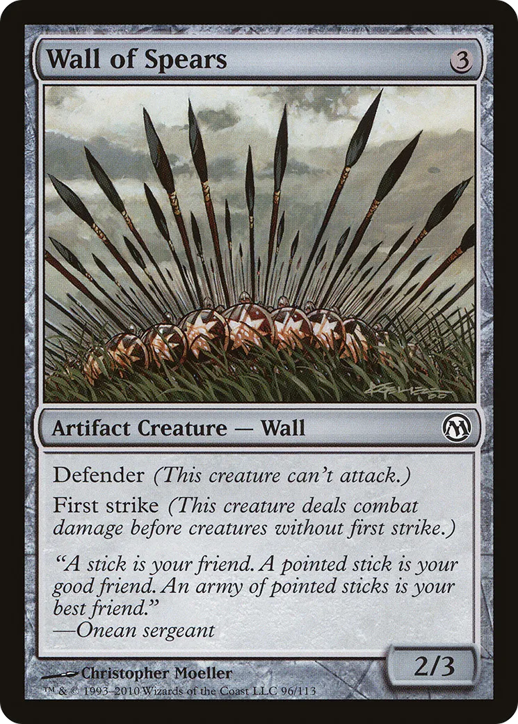 Mur de lances — Duels of the Planeswalkers — Magic: The Gathering