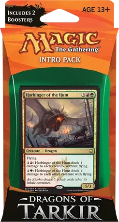 Dragons of Tarkir Intro Pack Display — Dragons of Tarkir — Magic: The Gathering