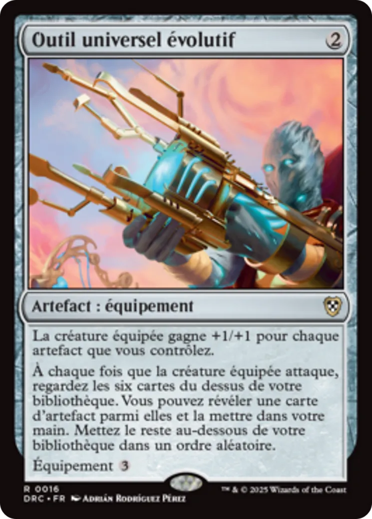 Outil universel évolutif — Aetherdrift Commander — Magic: The Gathering