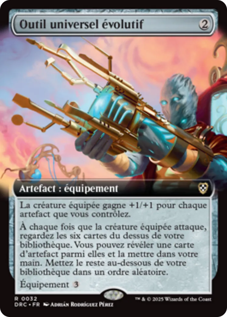 Outil universel évolutif — Aetherdrift Commander — Magic: The Gathering
