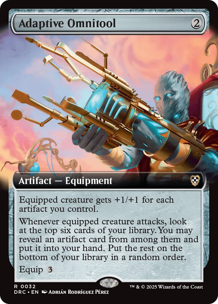 Adaptive Omnitool — Aetherdrift Commander — Magic: The Gathering