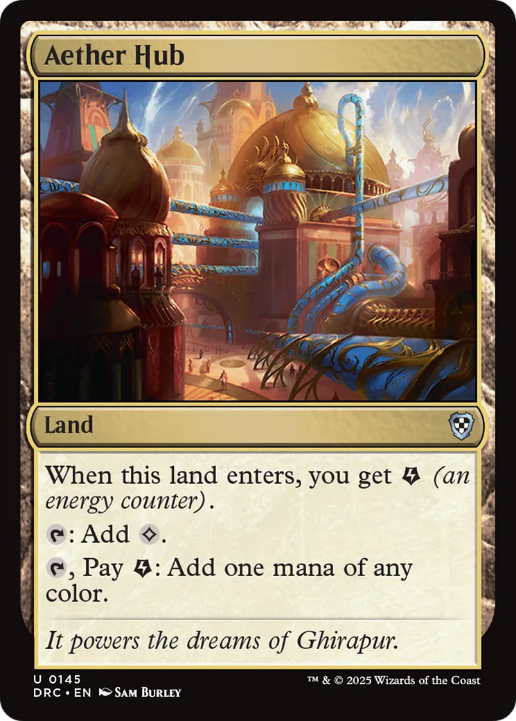 Centre d'Éther — Aetherdrift Commander — Magic: The Gathering
