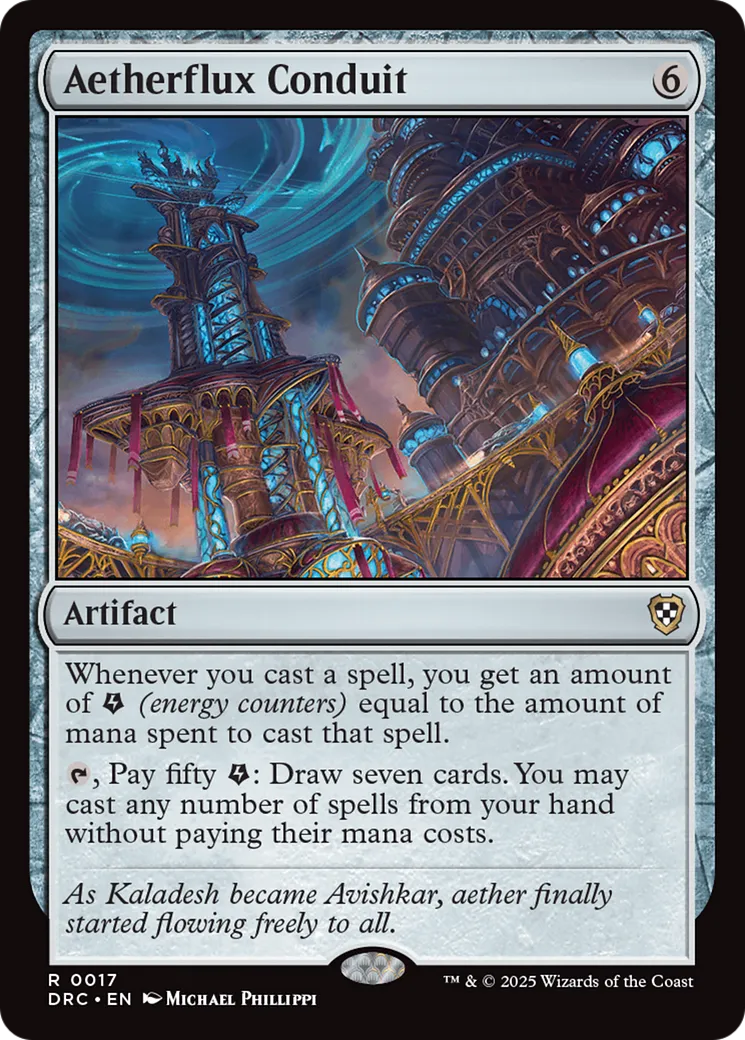 Conduit de flux étherique — Aetherdrift Commander — Magic: The Gathering
