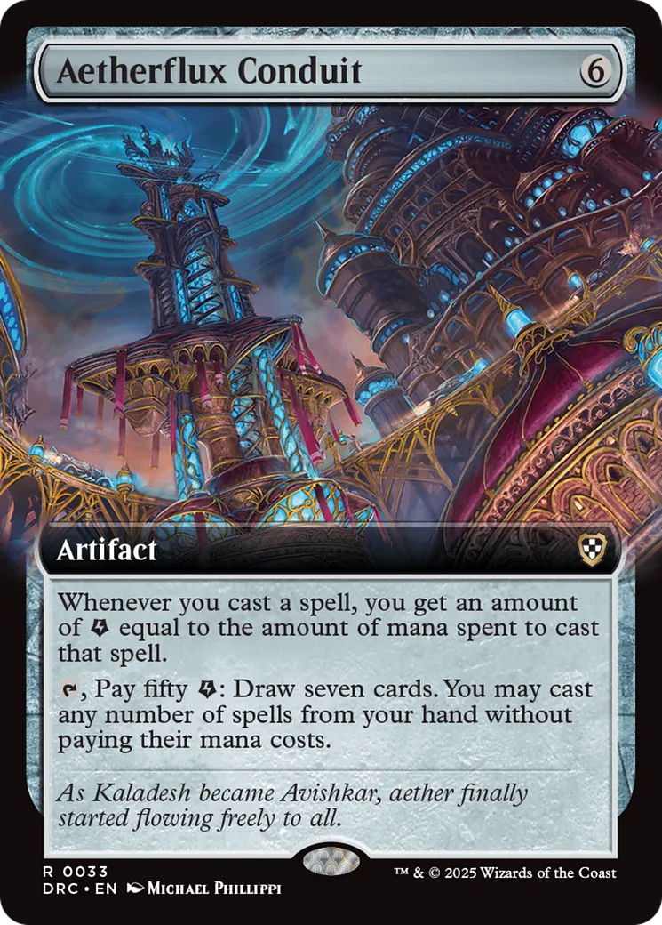 Conduit de flux étherique — Aetherdrift Commander — Magic: The Gathering