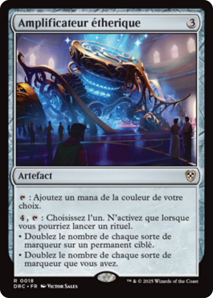 Amplificateur étherique — Aetherdrift Commander — Magic: The Gathering