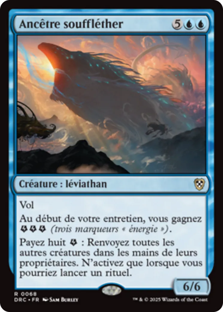Ancêtre souffléther from Aetherdrift Commander - Magic: The Gathering