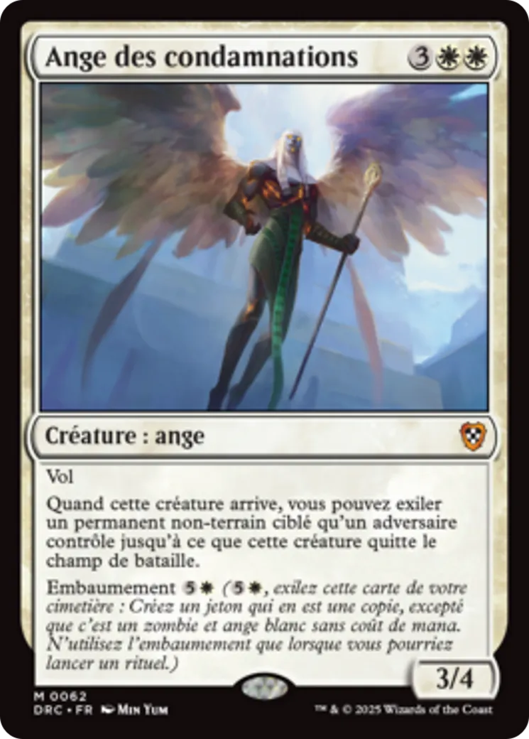 Ange des condamnations — Aetherdrift Commander — Magic: The Gathering