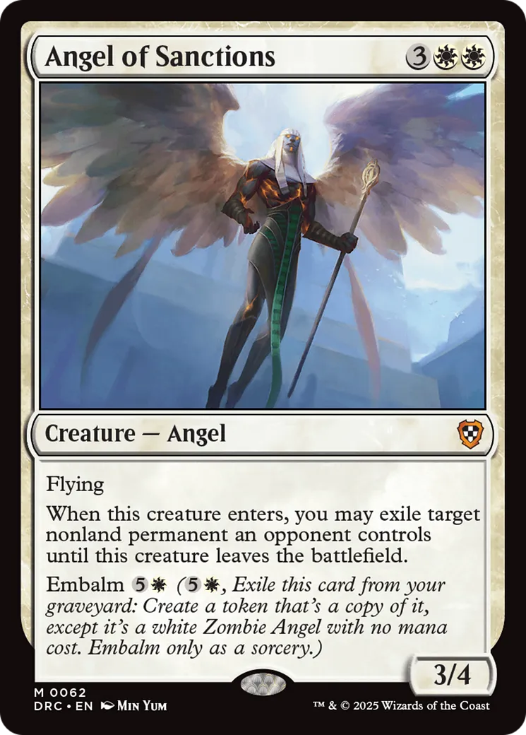Angel of Sanctions — Aetherdrift Commander — Magic: The Gathering