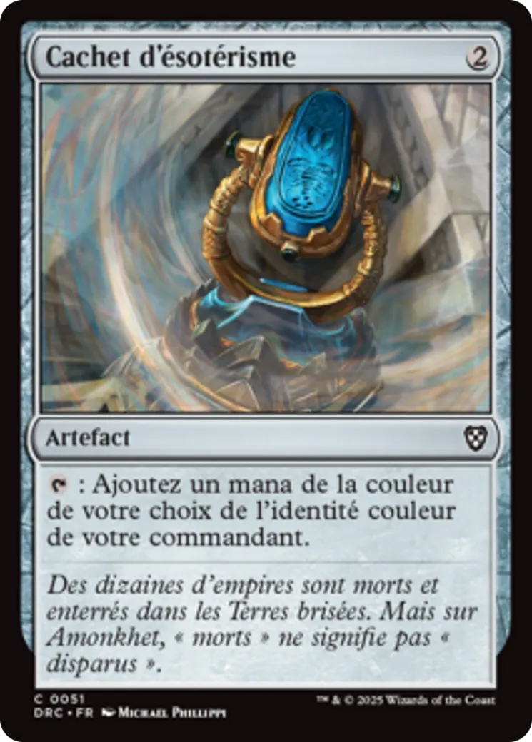 Cachet d'ésotérisme — Aetherdrift Commander — Magic: The Gathering