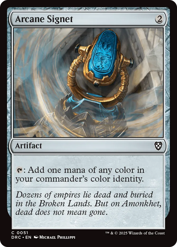 Arcane Signet — Aetherdrift Commander — Magic: The Gathering