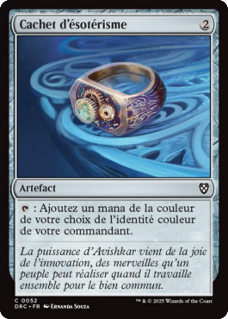 Cachet d'ésotérisme — Aetherdrift Commander — Magic: The Gathering