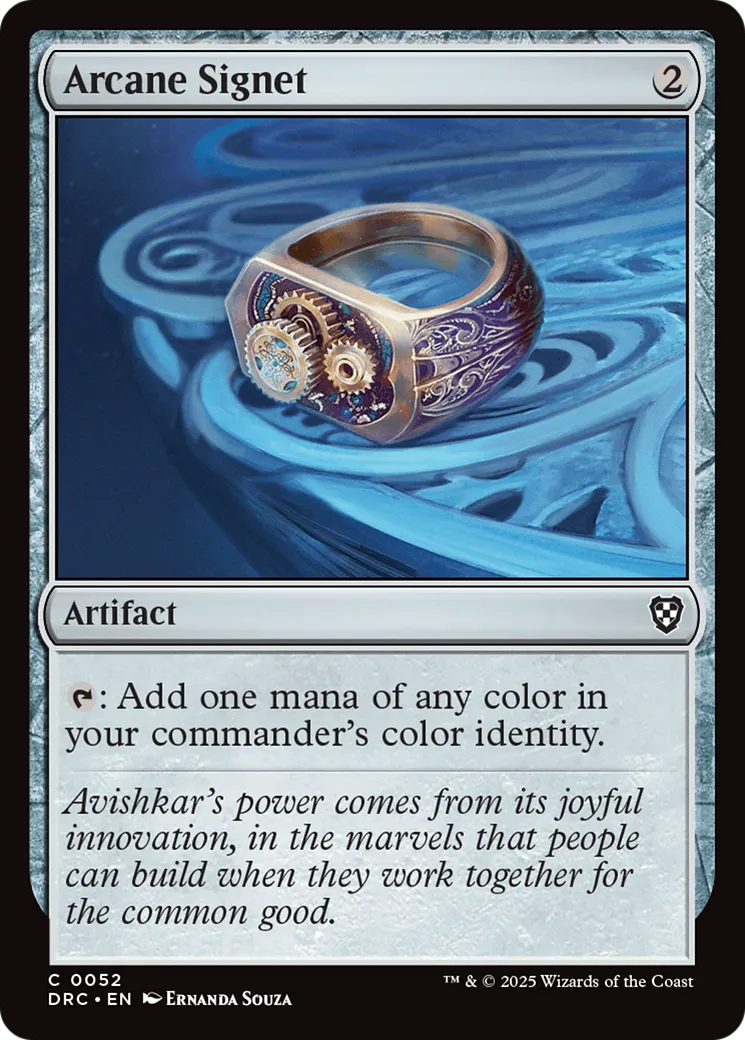 Arcane Signet — Aetherdrift Commander — Magic: The Gathering
