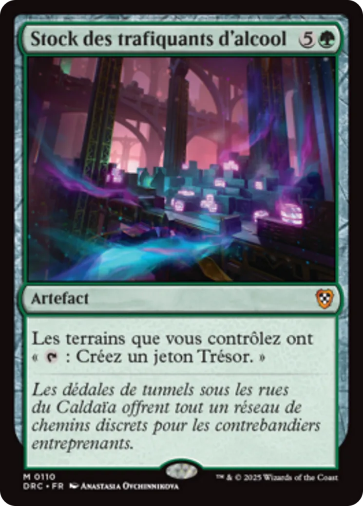 Stock des trafiquants d'alcool — Aetherdrift Commander — Magic: The Gathering