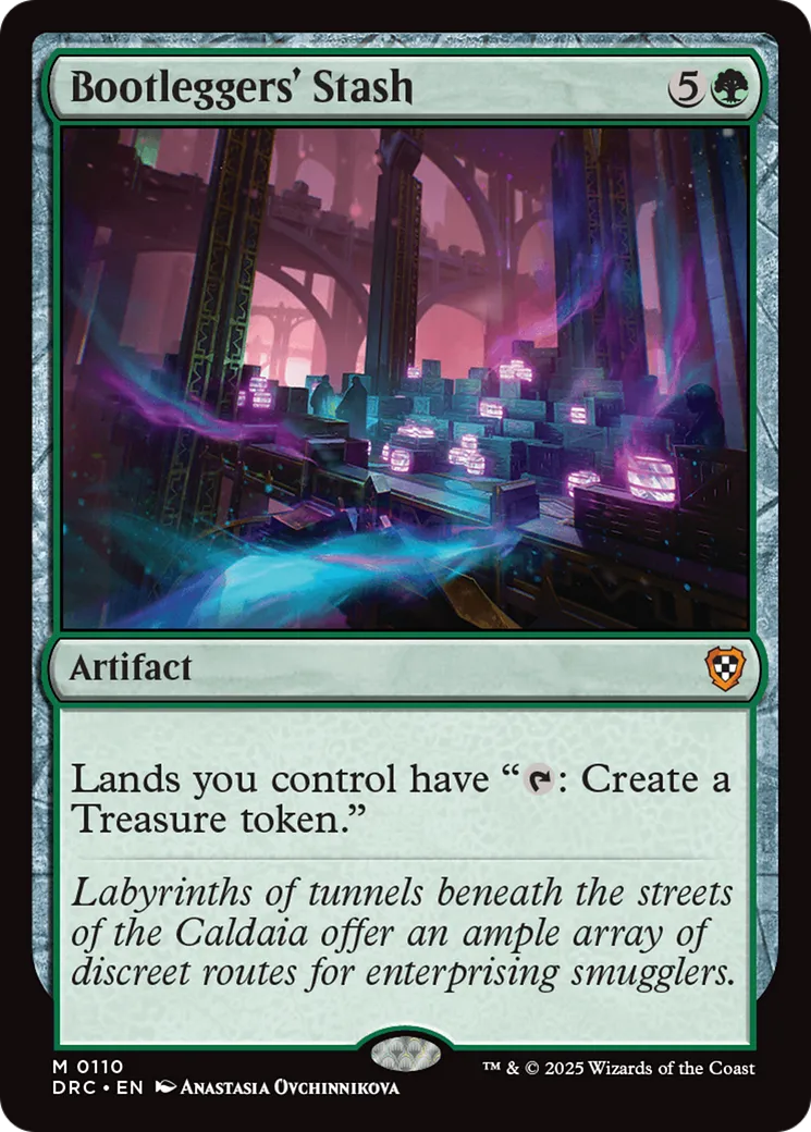 Bootleggers' Stash — Aetherdrift Commander — Magic: The Gathering