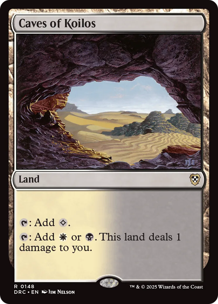 Caves of Koilos — Aetherdrift Commander — Magic: The Gathering