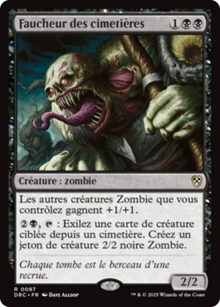 Faucheur des cimetières — Aetherdrift Commander — Magic: The Gathering