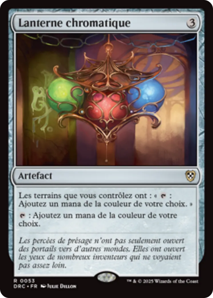 Lanterne chromatique — Aetherdrift Commander — Magic: The Gathering