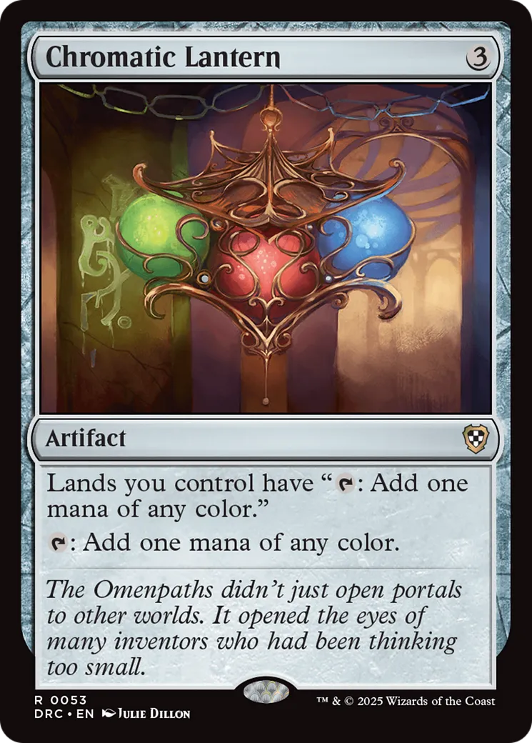 Chromatic Lantern — Aetherdrift Commander — Magic: The Gathering