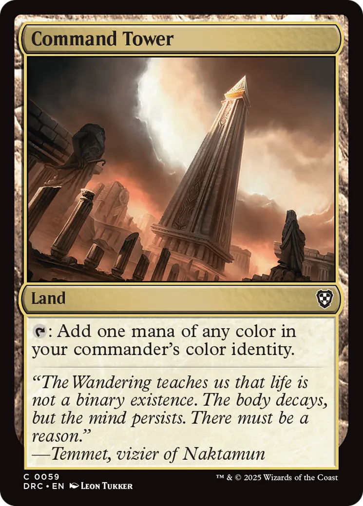 Command Tower — Aetherdrift Commander — Magic: The Gathering