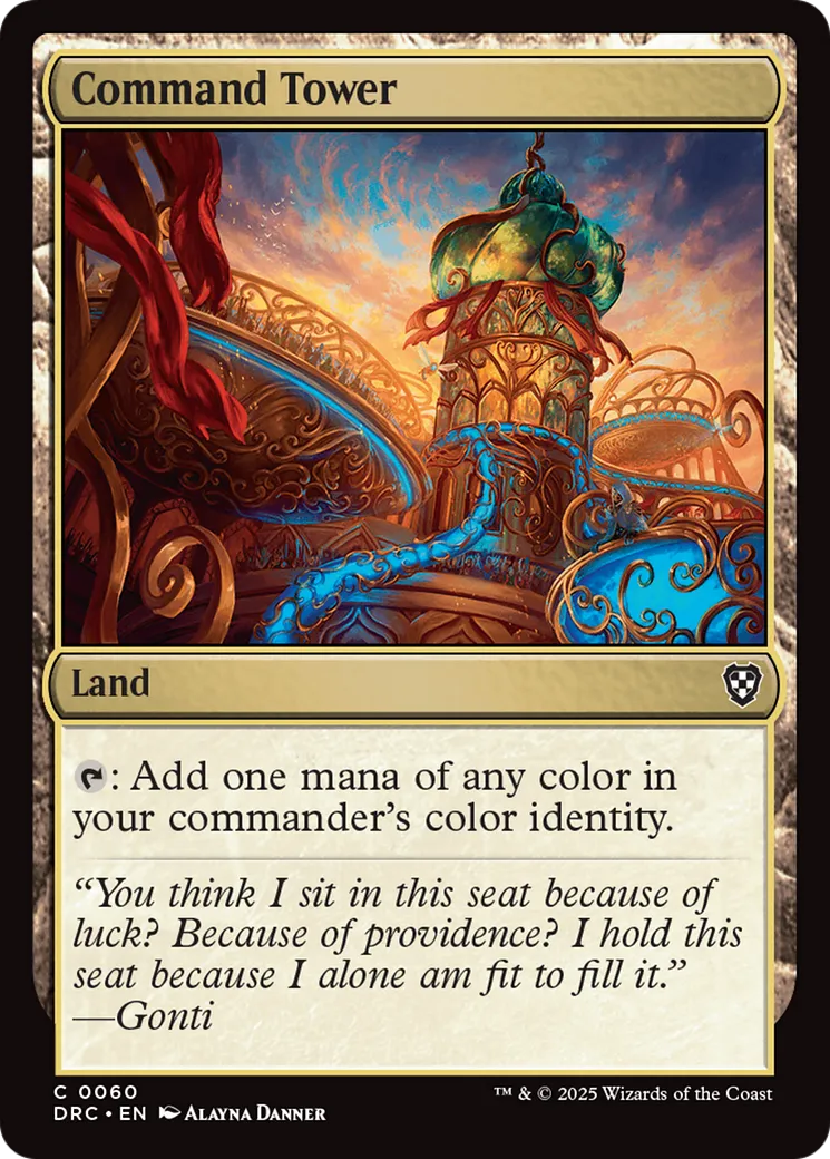 Command Tower — Aetherdrift Commander — Magic: The Gathering