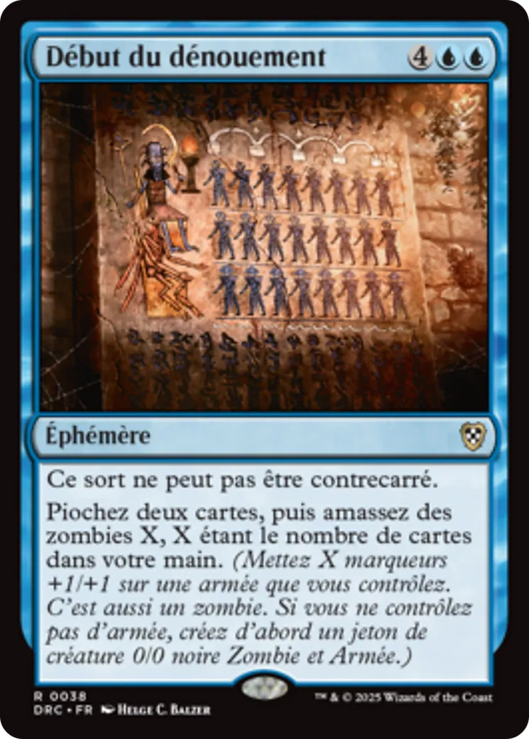 Début du dénouement — Aetherdrift Commander — Magic: The Gathering