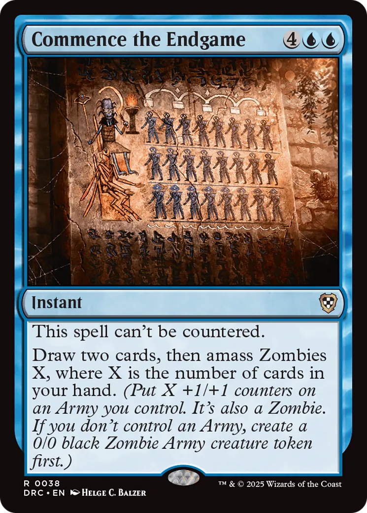 Commence the Endgame — Aetherdrift Commander — Magic: The Gathering
