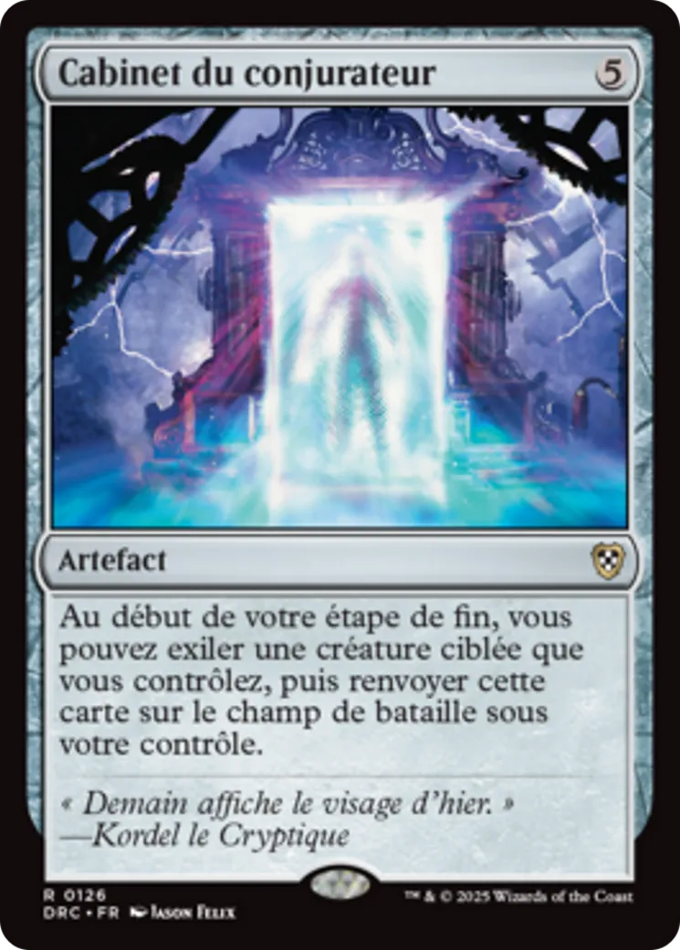 Cabinet du conjurateur — Aetherdrift Commander — Magic: The Gathering