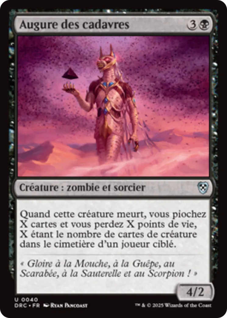 Augure des cadavres — Aetherdrift Commander — Magic: The Gathering