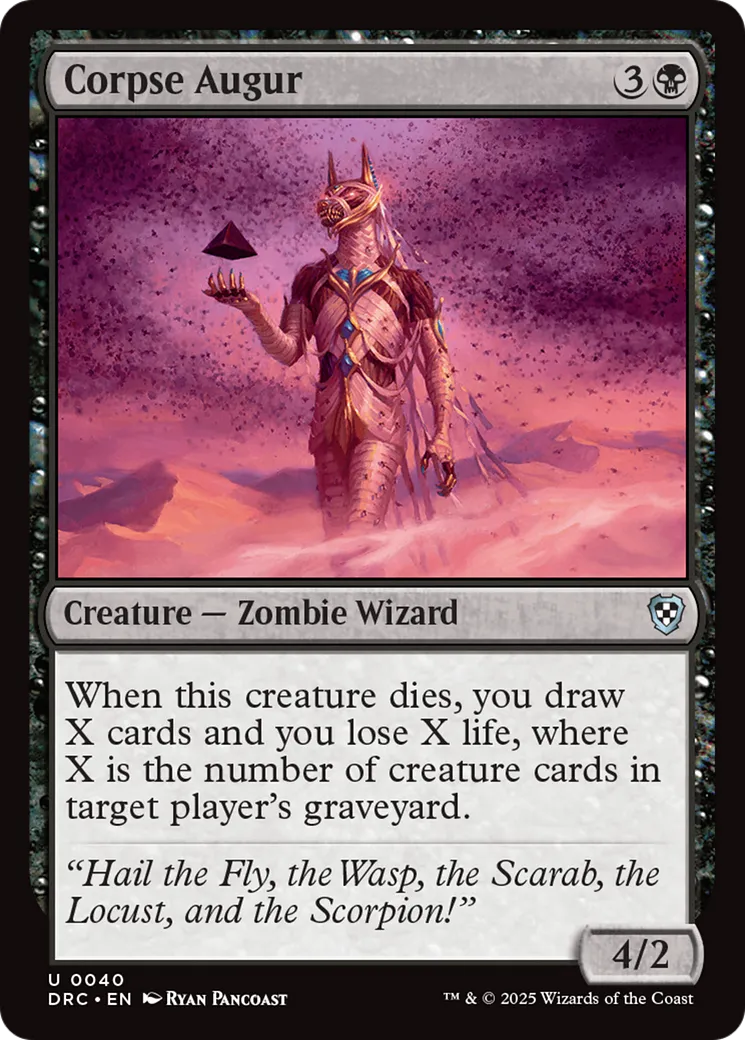 Corpse Augur — Aetherdrift Commander — Magic: The Gathering