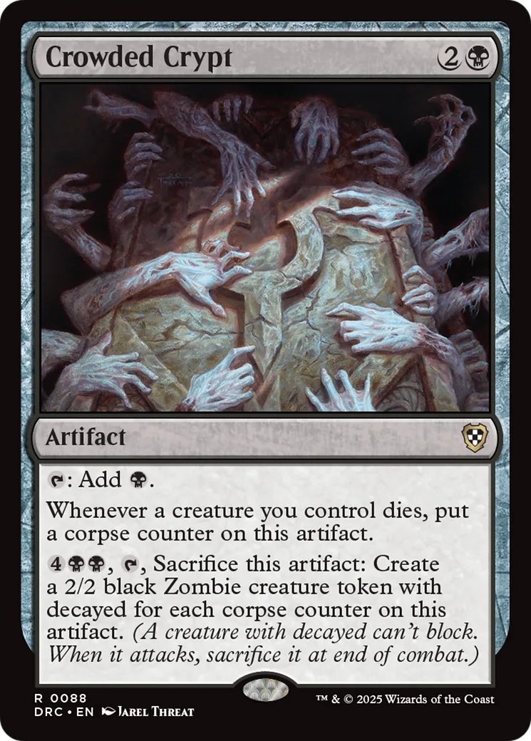 Crypte surpeuplée — Aetherdrift Commander — Magic: The Gathering