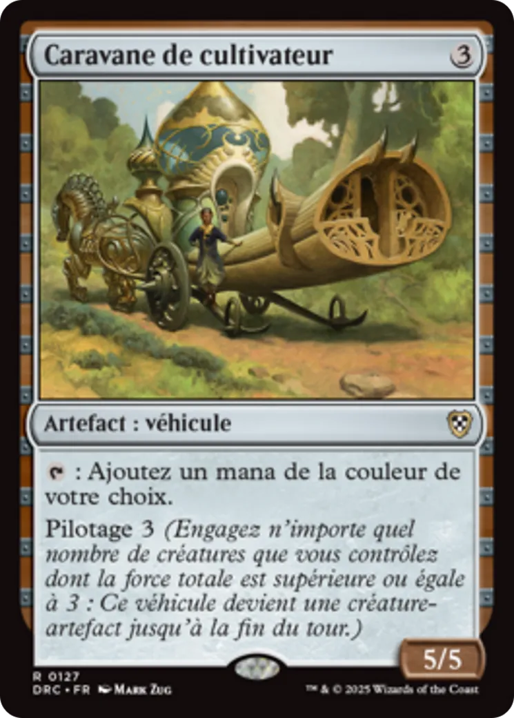 Caravane de cultivateur — Aetherdrift Commander — Magic: The Gathering