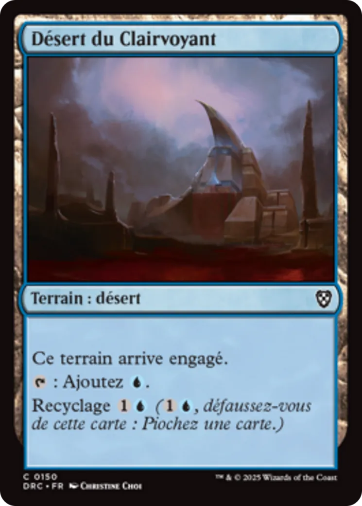 Désert du Clairvoyant — Aetherdrift Commander — Magic: The Gathering