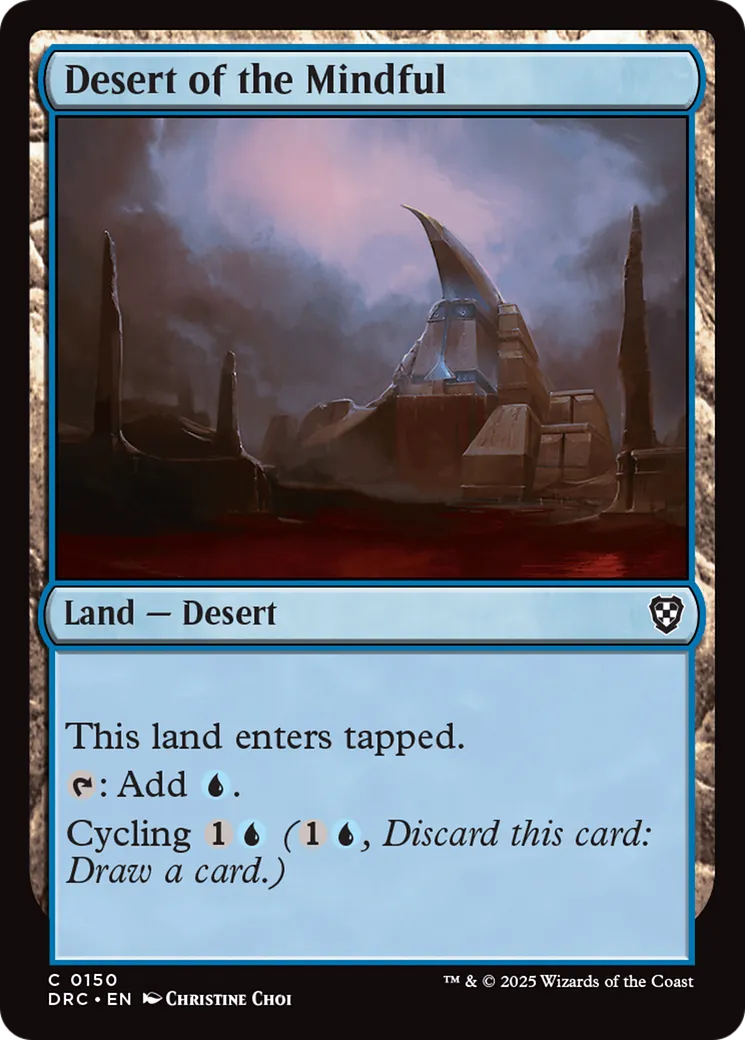 Desert of the Mindful — Aetherdrift Commander — Magic: The Gathering