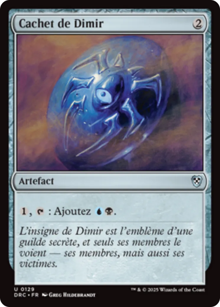 Cachet de Dimir — Aetherdrift Commander — Magic: The Gathering