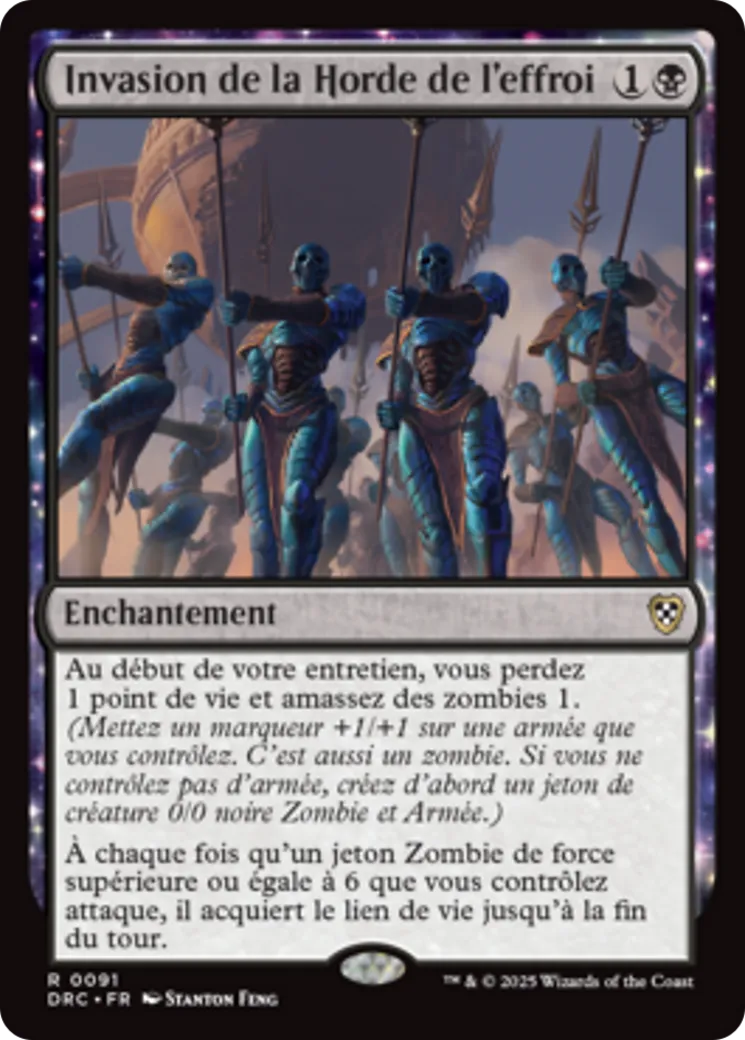 Invasion de la Horde de l'effroi — Aetherdrift Commander — Magic: The Gathering