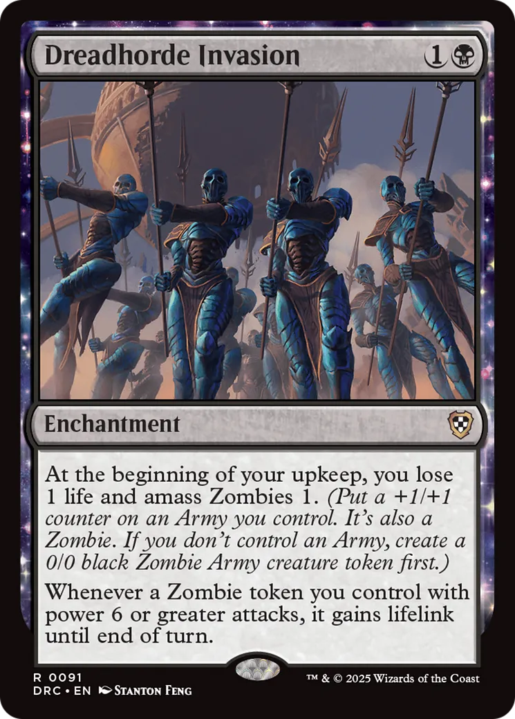 Invasion de la Horde de l'effroi — Aetherdrift Commander — Magic: The Gathering