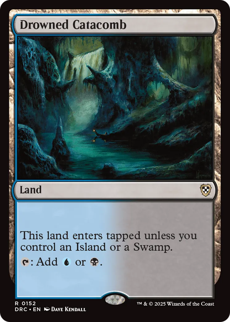 Drowned Catacomb — Aetherdrift Commander — Magic: The Gathering