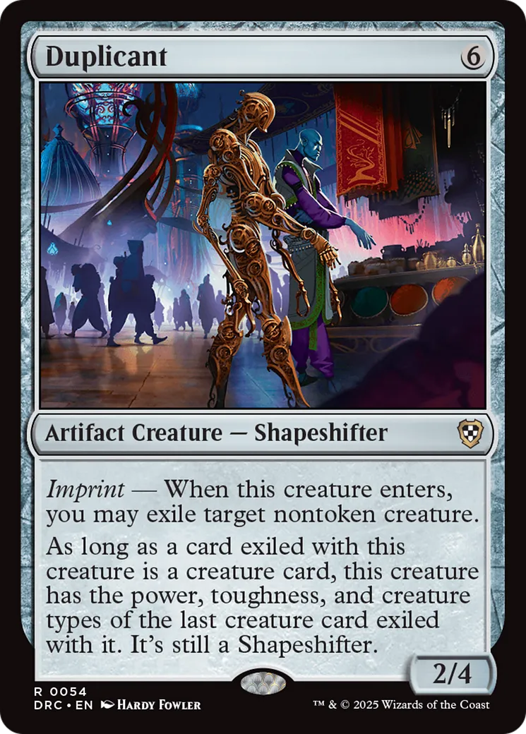 Duplicant — Aetherdrift Commander — Magic: The Gathering