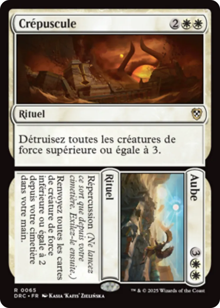 Crépuscule // Aube — Aetherdrift Commander — Magic: The Gathering