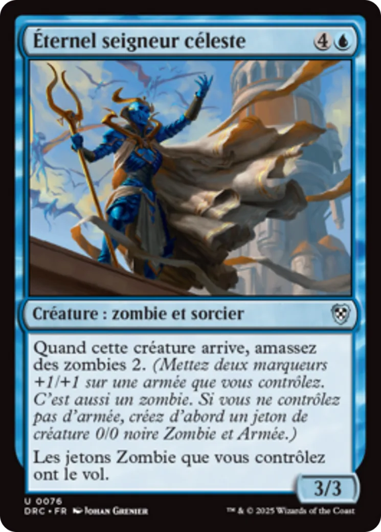 Éternel seigneur céleste — Aetherdrift Commander — Magic: The Gathering